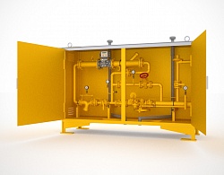 Газорегуляторная система с газовым обогревом ГСГО-50-2 РДБК 50 (25-35)